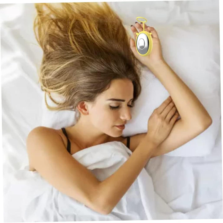 Sleep Aid Device Handheld Sleeping Device Anxiety Relief Sleep Instrument Deep Sleep Physical Massage Aid Sleep Device for Insomnia Yellow