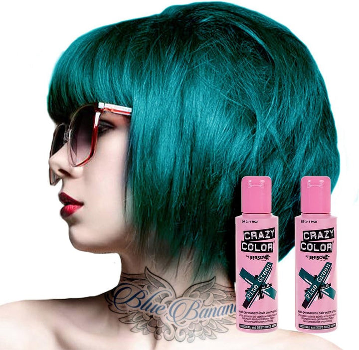 2X  Semi-Permanent Hair Dye 2X 100Ml (Fire Red)