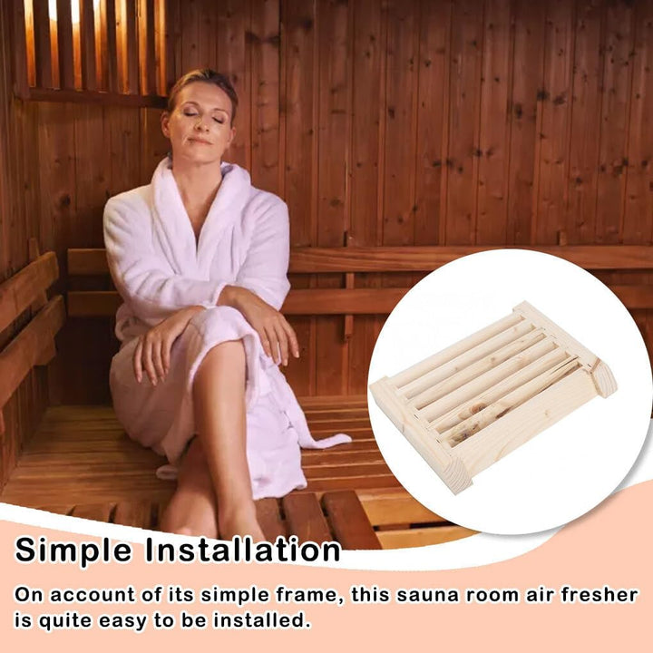 Sauna Air Fresher Exquisite Adjustable Bath Ventilated Grille Smooth Tumble Wood Steam Outlet