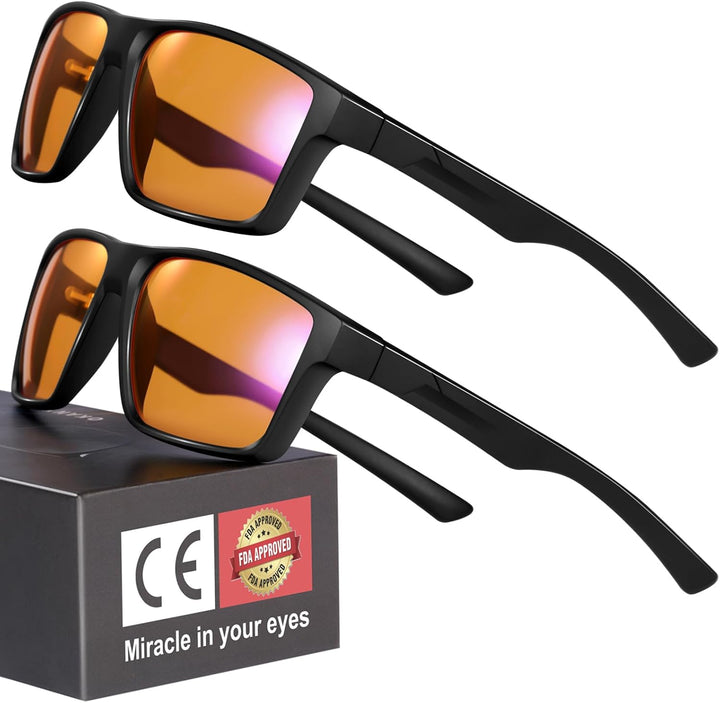 Blue Light Blocking Gaming Glasses Esports Computer Gamer Glasses Powerful Professional Screen Filter, anti Glare Fatigue and Eyestrain UV400 Glasses for Women Men (Video Games, Console, TV, PC)