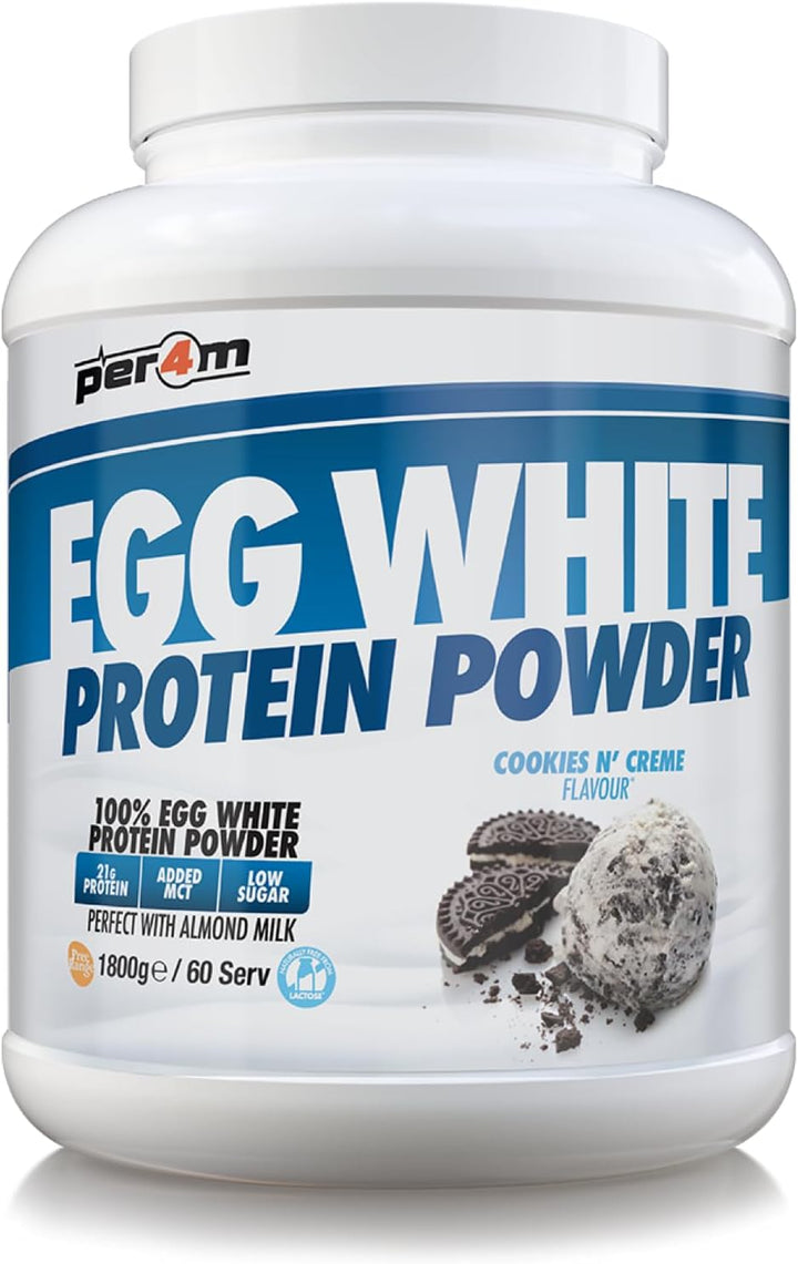 100% Pure Free Range Egg White Protein Powder | High Protein Shake with Added Mcts | Gut Friendly, Lactose-Free & Essential Amino Acids (900G, White Chocolate Hazelnut)