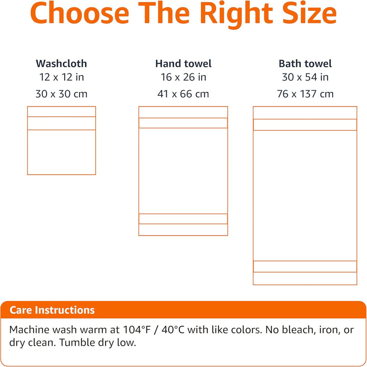 Fade-Resistant Cotton Washcloth, 12-Pack, 30 X 30 Cm, Blush Pink