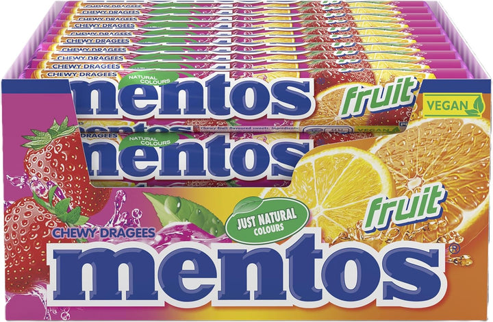 Soft Mints, Mint Chewy Party Sweets with Natural Colours, Suitable for Vegetarians - 40 Rolls