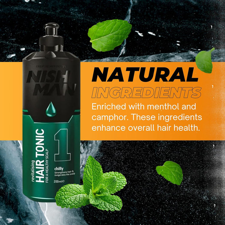 Revitalising Hair Tonic for Healthy Scalp 400Ml - Strengthens & Nourishes, Promotes Natural Growth, Adds Shine, Stimulates the Scalp - Ideal for All Hair Types