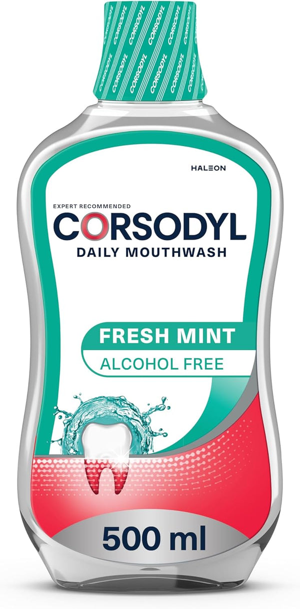Gum Care Mouthwash Alcohol Free Daily Fresh Mint 500 Ml, Multi, 1 Pack