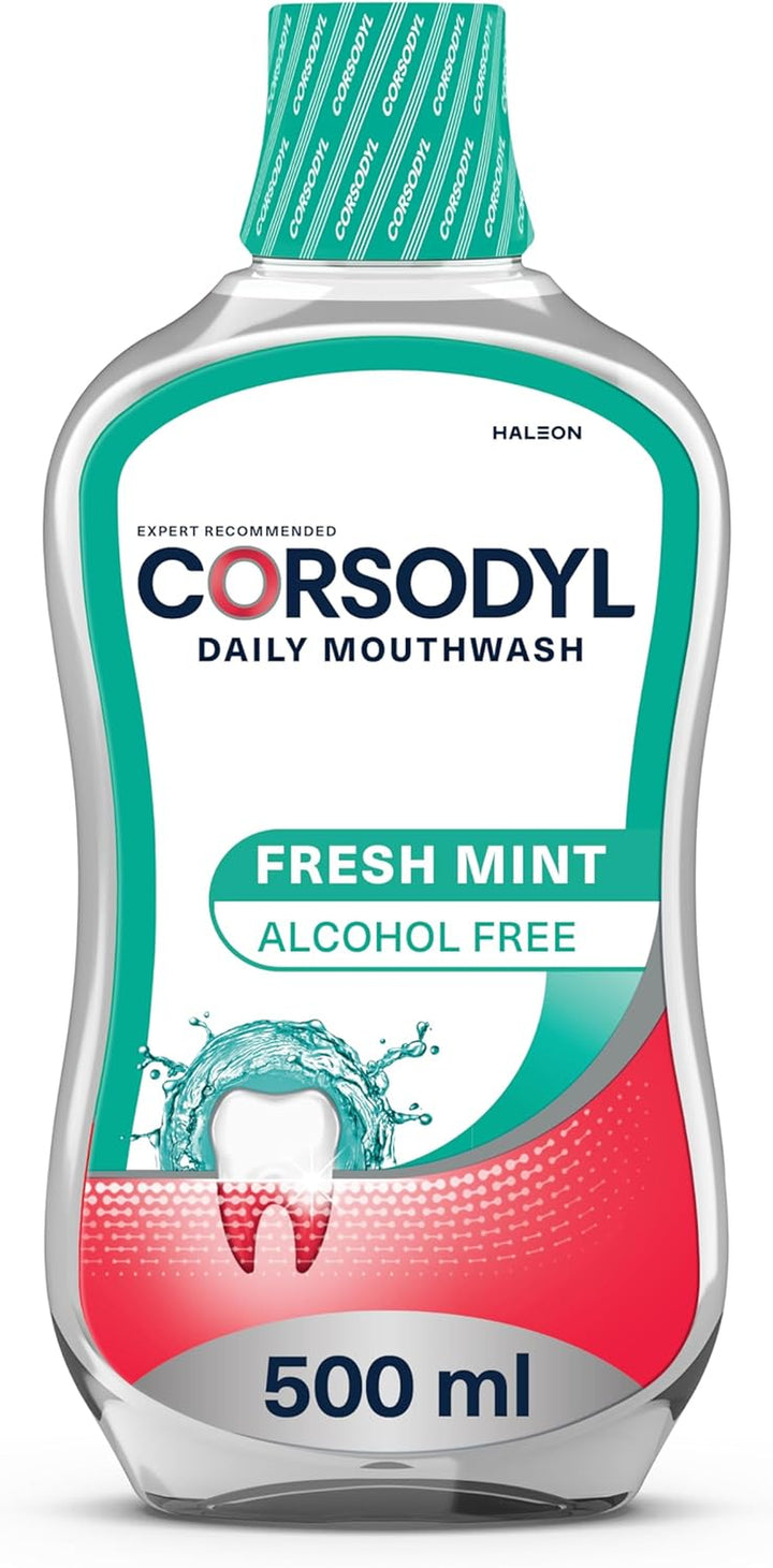 Gum Care Mouthwash Alcohol Free Daily Fresh Mint 500 Ml, Multi, 1 Pack