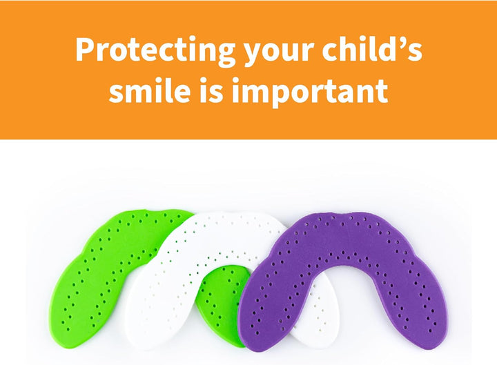 Junior Mouth Guard for Clenching and Grinding Teeth at Night, Custom-Fit Sleep Night Guard for Kids, Snow White