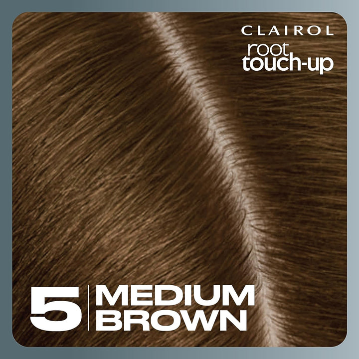 Root Touch-Up Permanent Hair Dye, 5 Medium Brown
