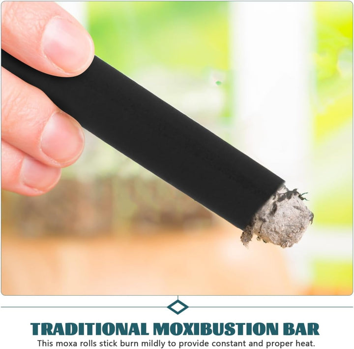 10Pcs Moxibustion Moxa Stick, Moxa Rolls, Moxibustion Sticks Consistent Heat Therapy, Smokeless Traditional Heat Treatment
