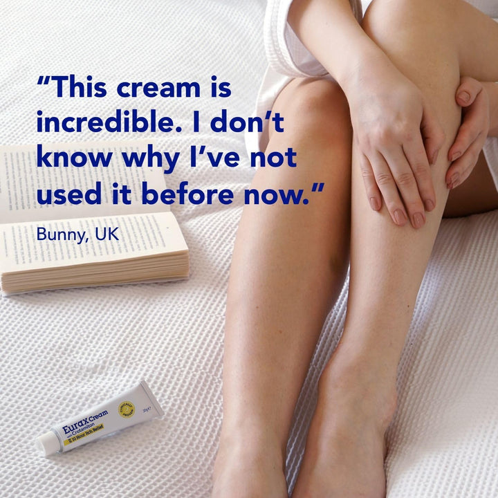 Itch Relief Cream, Hydrating Relief from Itchy & Irritated Skin, Alleviates Itching from Rashes, Eczema, Dermatitis & Chickenpox, Dermatologist Recommended, Contains Crotamiton, 1 X 100G