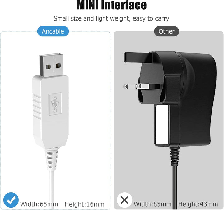 Charger for Braun Silk Epil 9,  Charger Cable Replacement for Braun Silk-Epil 9, Silk-Epil 7, Epil 5, Epil 9 Flex Epilator Hair Removal