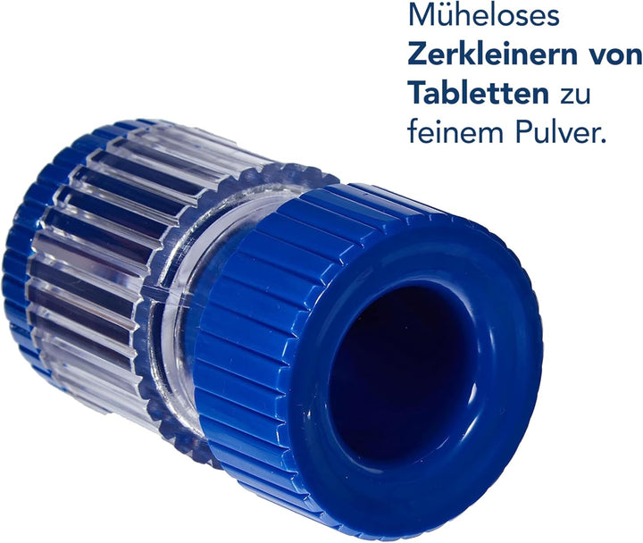 Tablet Crusher, with Deposit Compartment, Blue, Plastic, P-100031 Units