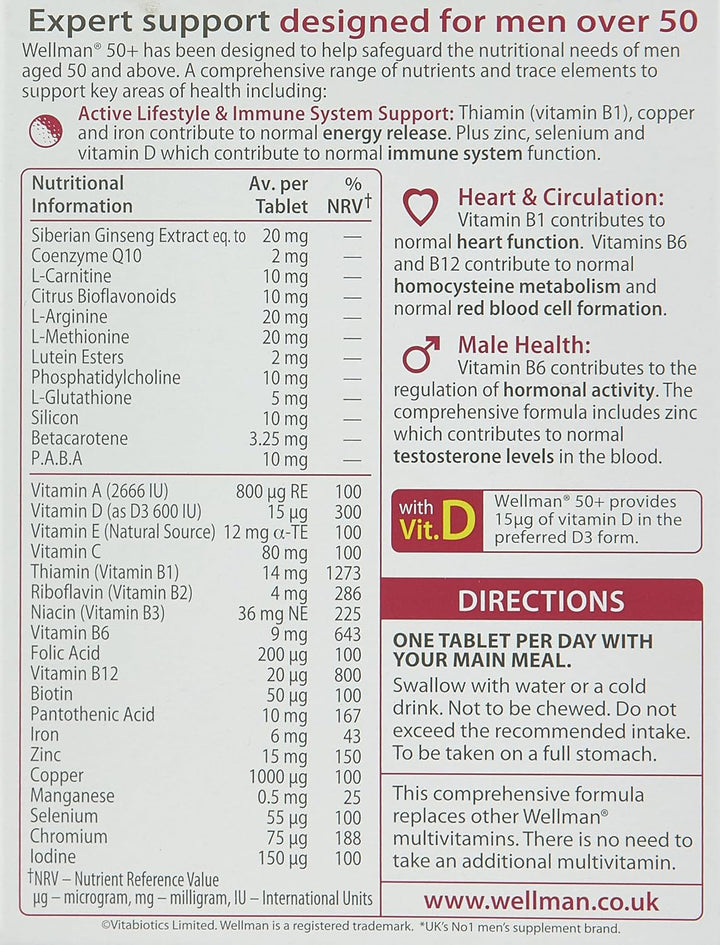 50 Tablets, 30 Count