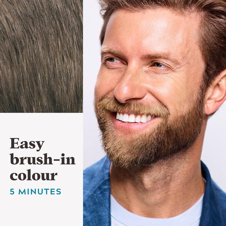 Moustache & Beard Medium Brown Dye, Eliminates Grey for a Thicker & Fuller Look � M35