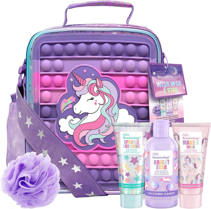 Beauticology Cosmic Unicorn Beauty Bag Gift Set - Vegan Friendly