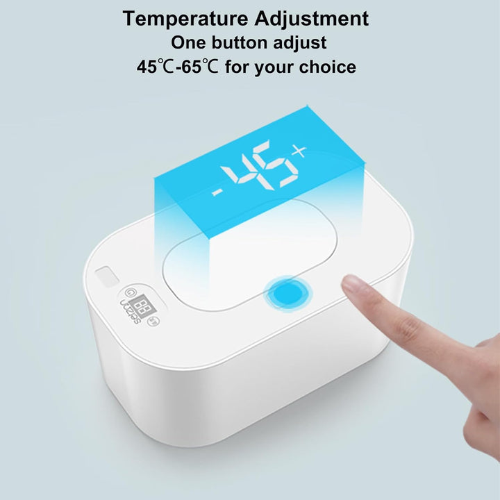 Baby Wipe Warmer and Dispenser, USB Baby Wipe Warmer and Dispenser with Adjustable Temperature Wipe Warmer