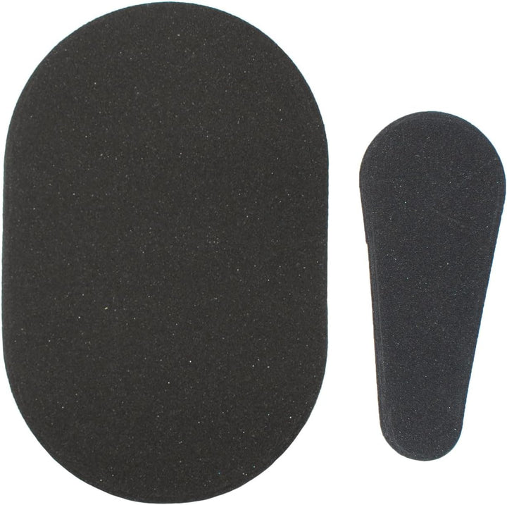 Exfoliating Hair Removal Pads (Large X10, Small X10) - Buffer Pad Holders X2 - Smooth Skin on Legs, Arms & Body