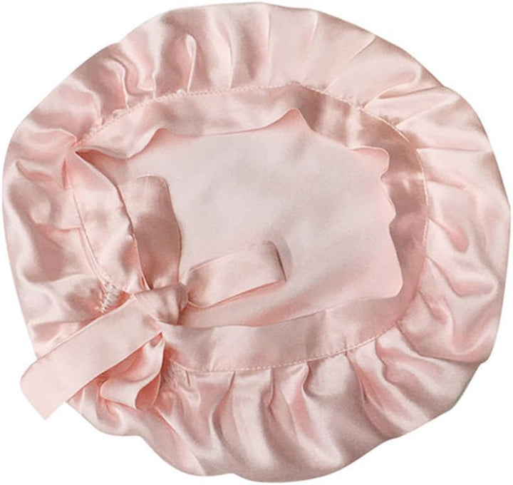 Adults Lady Nightcaps Sleeping Cap Adjustable Wrap Portable Long Hair Beauty Sleep Hat Headwear Dormitory Travel