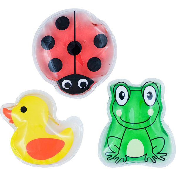 Hypagel Kids Gel Reusable Packs (Hot or Cold) - Pack of 3 for Bumps, Bruises, Muscle Pains