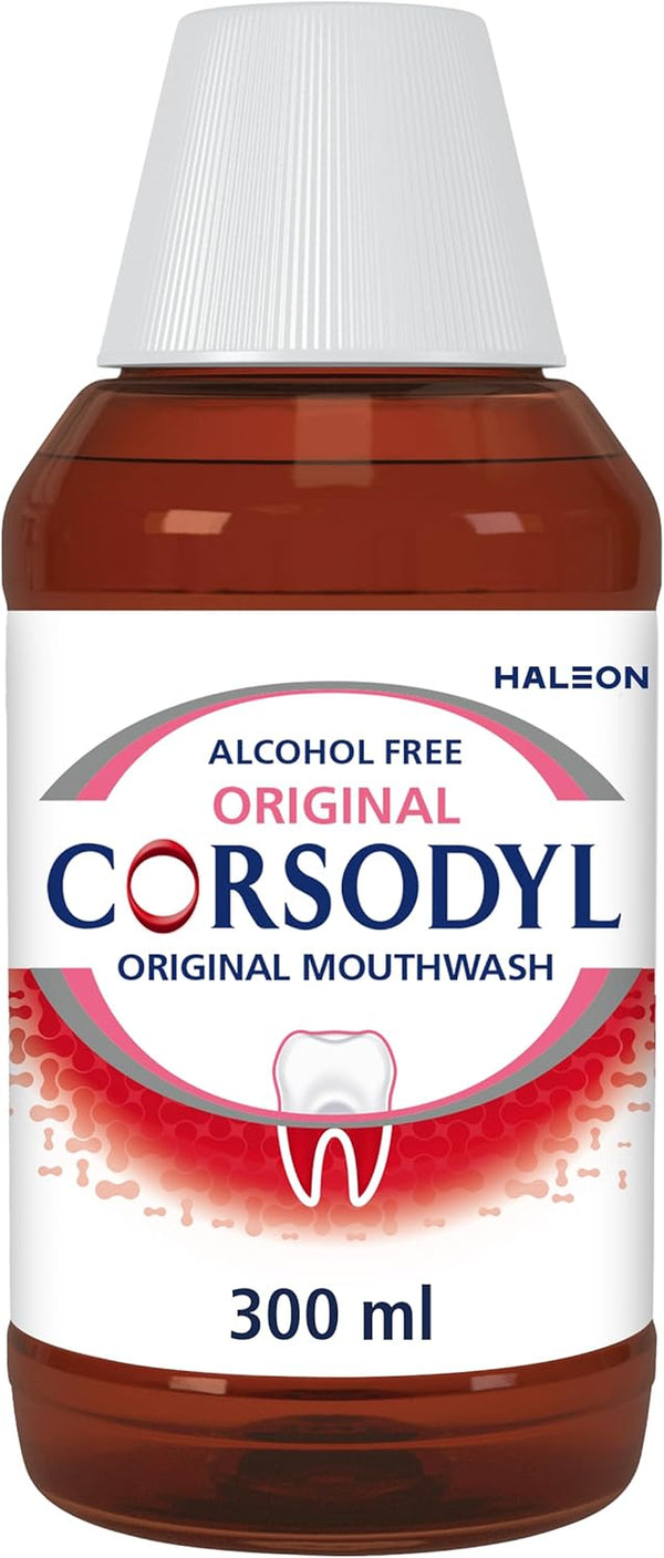 Prevents Gum Disease & Bleeding Gum Treatment, Medicated Antibacterial Mouthwash, Original Alcohol Free, 300 Ml