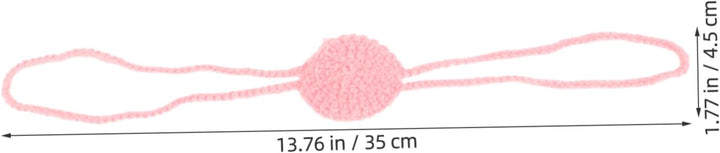 Soft Knit Nose Warmer Mask for Women and Boys and Girls Warm Crochet Nose Cover Shield for Winter Outdoor Activities and Skiing Cold Weather Protection in Pink