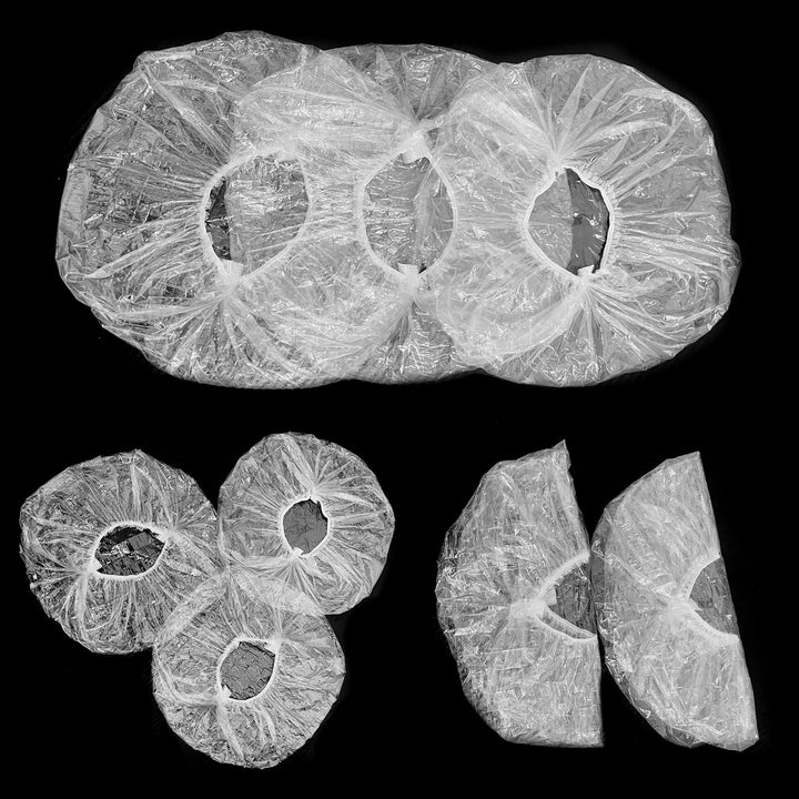 Shower Caps Disposable Plastic Shower Caps for Women Men Bath Caps Hair Cap Waterproof for Salon,Spa,Travel,Home Use,Hotel,Shower (50PCS, 42CM)