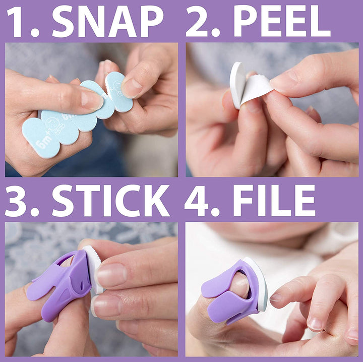™ - the Wearable Baby Nail File I New Baby Standard Pack - Baby Nail Care Set for Newborn’S (0 Months+)