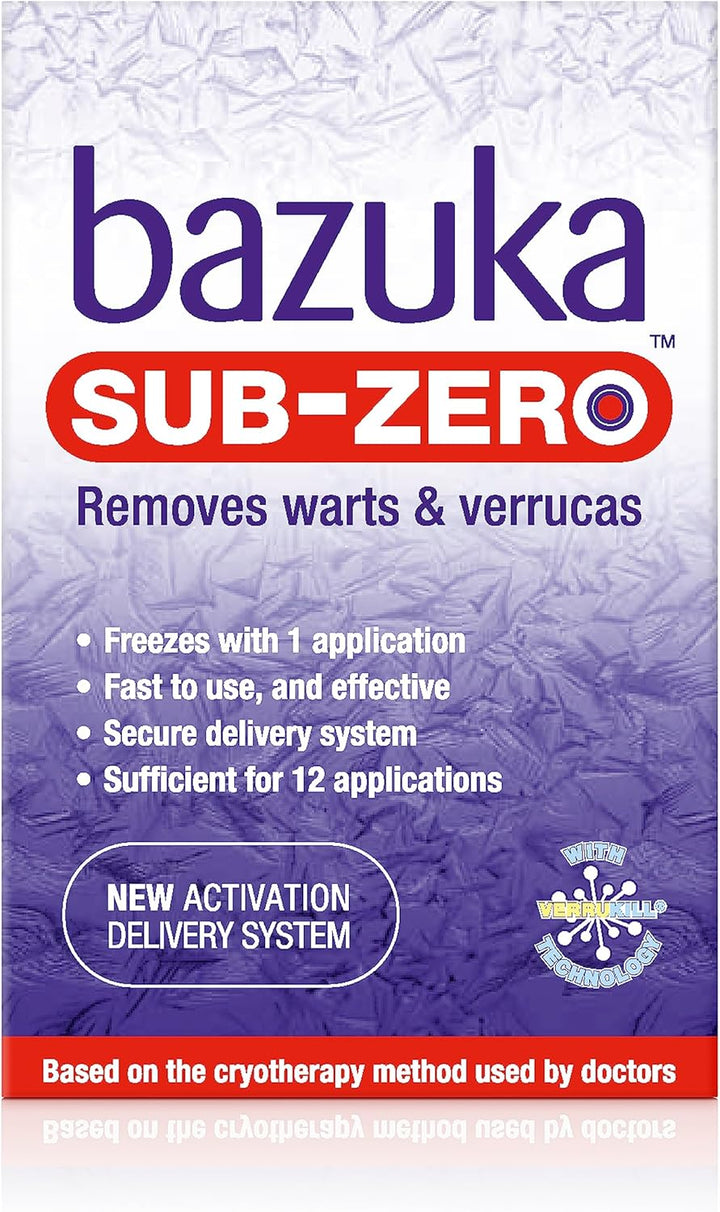 Sub-Zero. Freezing Device for Removal of Warts and Verrucas, 50Ml (Packaging May Vary)