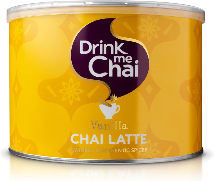 Vanilla Chai Latte 1Kg (Pack of 1) - Just Add Water, Vanilla Chai Latte Powder (50 Servings)