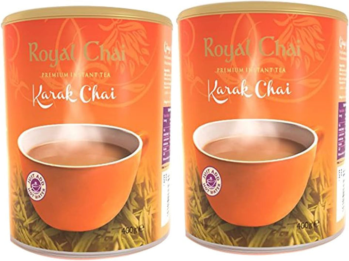 Karak Chai Unsweetened Tub 400G (Pack of 2) Karak Tea