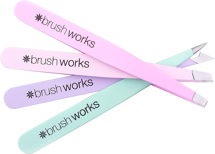 HD 4 Piece Combination Tweezer Set - Pastels