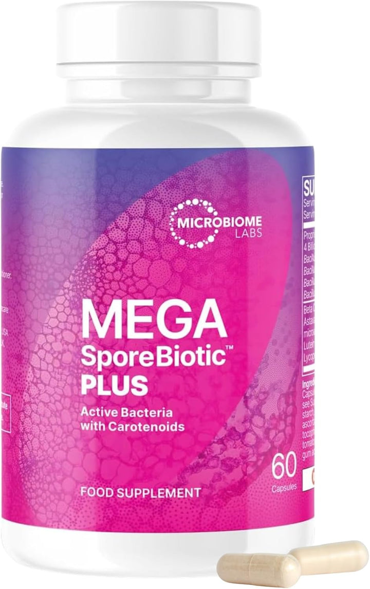 Restorflora 21 – Vegan Probiotic Supplement with Saccharomyces Boulardii and Bacillus Spores – Gut Health and Digestive Support – Yeast & Spore Probiotics for Men & Women, 21 Capsules