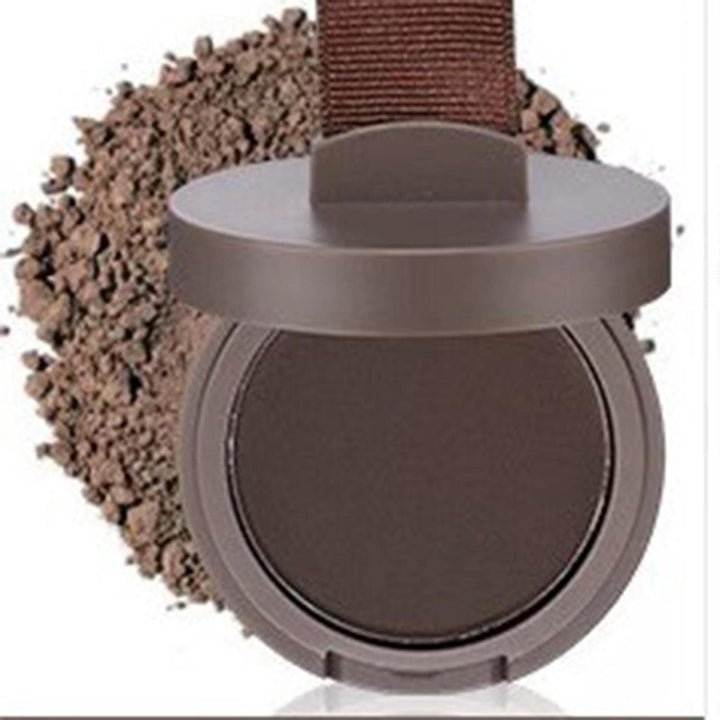 Natural Hairline Powder Stamp Fine Powder Waterproof for Hair Roots Cover up Light Brown 4.7X4.7X4.7 Cm