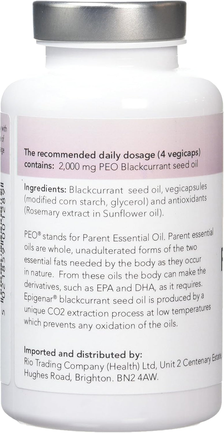 Blackcurrant Seed Oil Extract Vegetable Capsules - Pack of 60