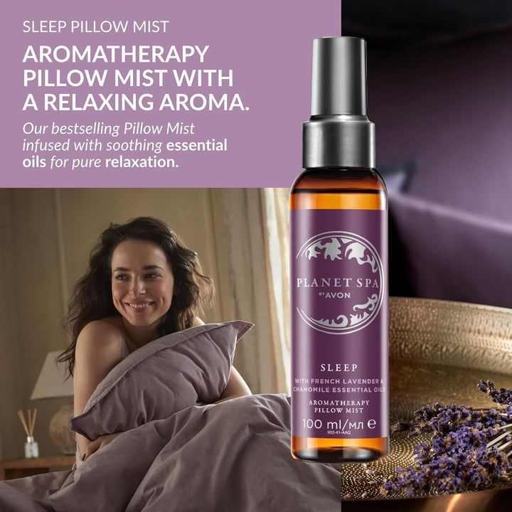 Planet Spa Sleep Pillow Mist 100Ml | Relaxing Aroma | Infused with French Lavender | to Help with a Good Night’S Sleep | Cruelty Free