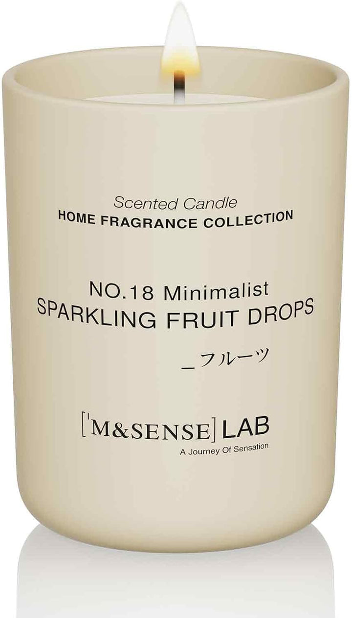 Natural Soy Candle Non Toxic Oud Wood Scented Candles for Home Small Jar Candles 150G 30 Hours Burn Time Minimalist Aromatherapy Candle Gift for Relaxation, Stress Relief,Mediation