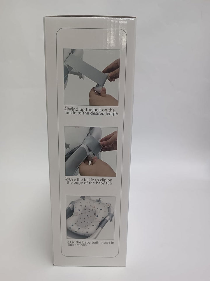 Baby Bath Cushion Bathtub Pad, Baby Bath Mat Pillow Newborn Infant Shower Bath Tub Support Seat Pads, Anti-Slip Baby Bath Cushion Mats Bathing Accessories for Newborn Toddler Infant 0-12 Months