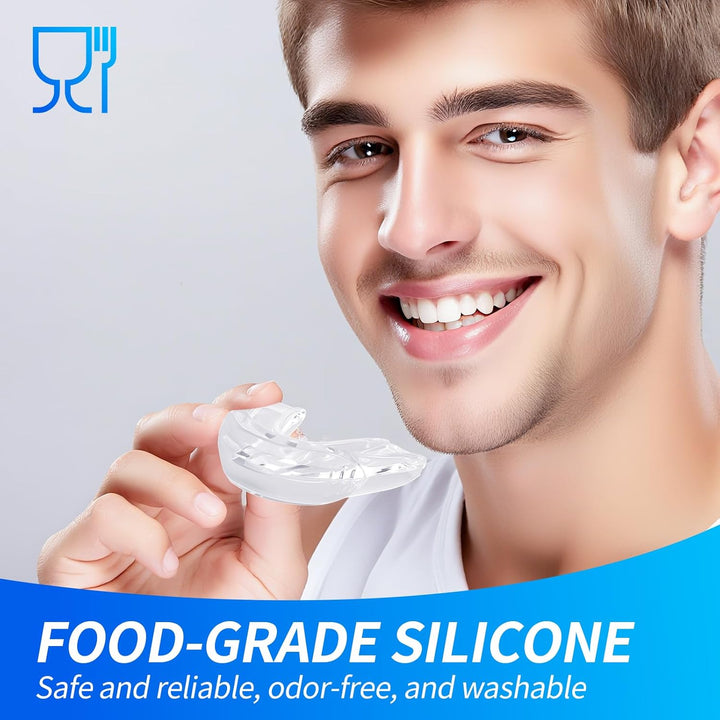 Honex anti Snoring Mouthpiece. Adjustable Mandibular Advancement Device with Travel Case, Comfortable -Free for Men and Women