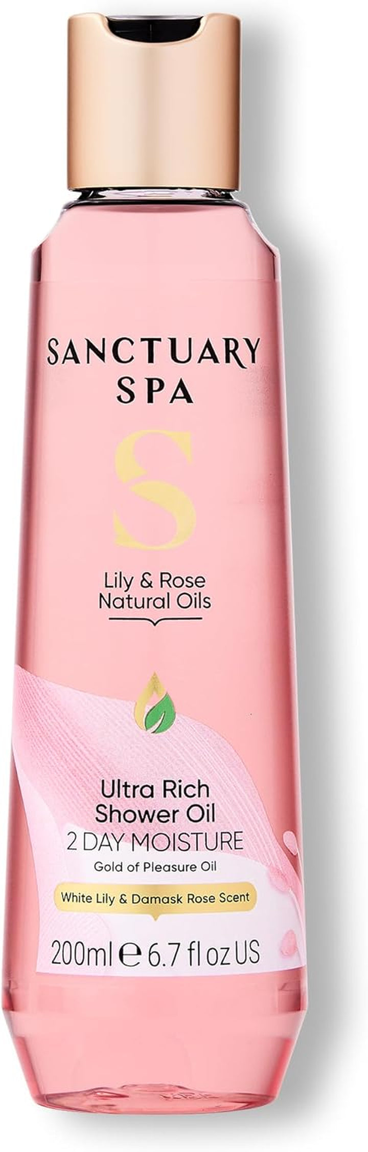 Spa Ultra Rich Shower Oil for Dry Skin, No Mineral Oil, Cruelty Free and Vegan, Orange, 250 Ml