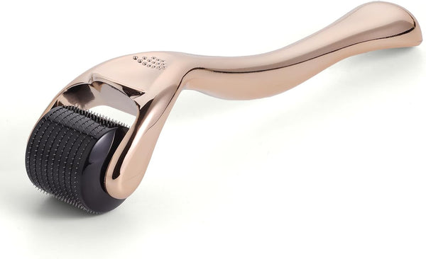 Derma Roller Microneedle Roller for Face 0.5Mm Needle 540 Micro Needle Roller Skin Care for Wrinkles, Stretch Marks, Acne Spot, Hair Loss, Beard Roller Hair Growth Kit with Case for Men Women