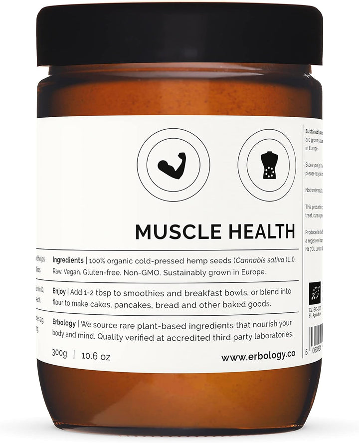 Organic Hemp Seed Protein Powder 90G - 15 Servings - Cold-Pressed from Hemp Seeds - Sustainably Sourced Straight from Farm - Small Batch - Vegan - Gmo-Free