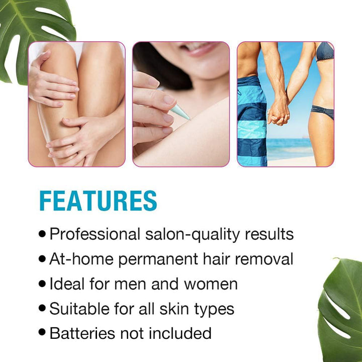 Non-Laser Electrolysis for Face and Body Permanent Hair Removal Battery Operated