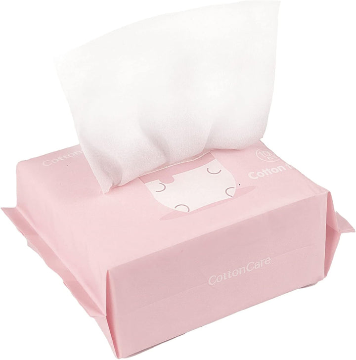 Baby Dry Wipe,100% Cotton,Dry Wipe Cotton Tissues,Baby Sensitive Skin,Taking Care of Baby Skin,7.9 X 4.7 in 6-Pack (600 Count)