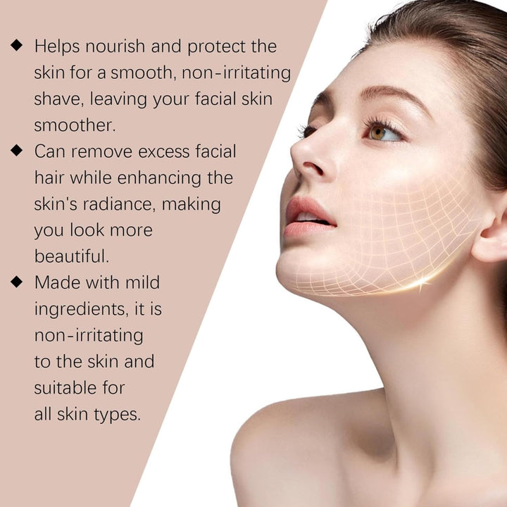 Hydrating Oil, for Face Sensitive Skin Face Shaving Oil for Women, Hair Inhibitor, Hair Remover,Deep Moisturizing & Hydrating, Gently & Non-Irritating Oils Kit (120Ml)