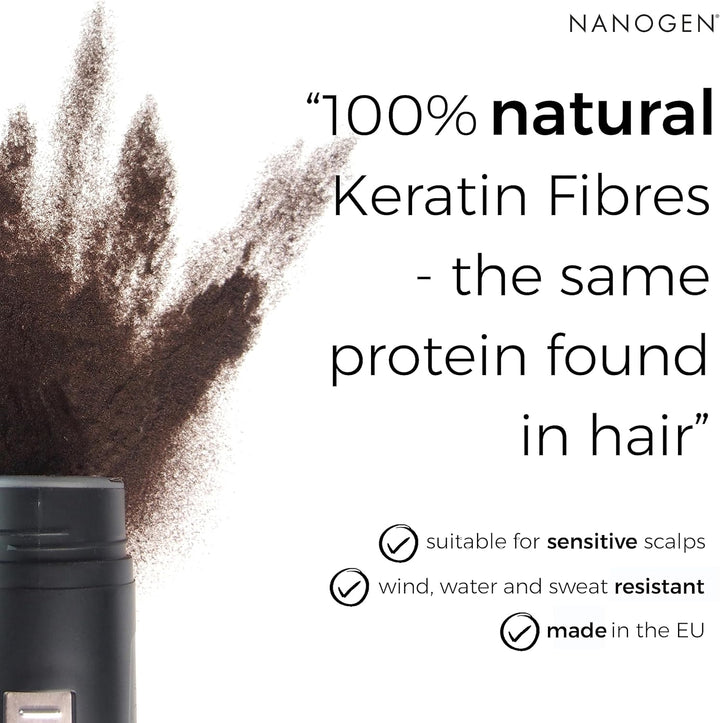 Hair Fibres, 30 G, Dark Brown