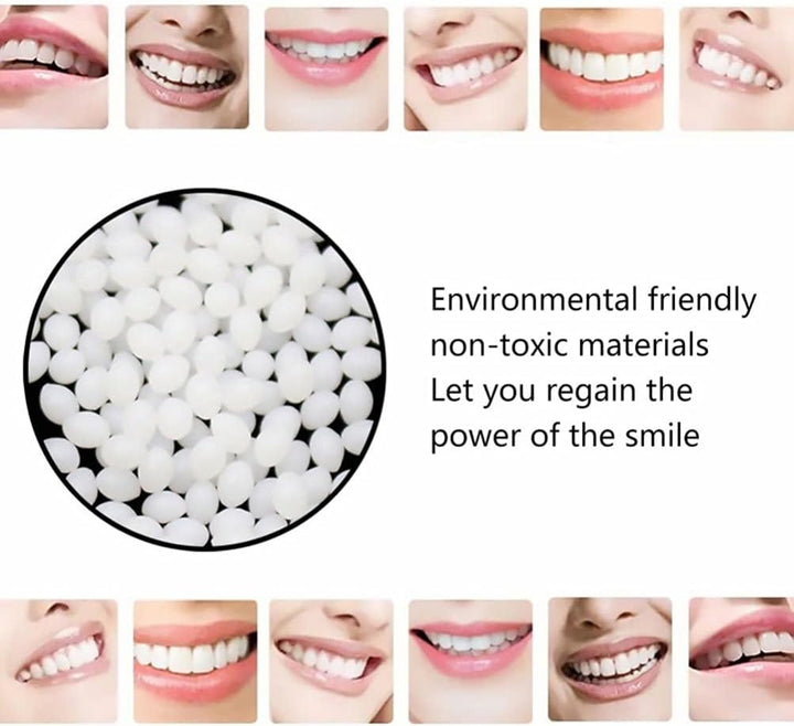 Tooth Repair Kit-Teeth Filling Replacement for Chipped Teeth,Thermal Beads for Temporary Fix the Missing and Broken Tooth Fake Teeth