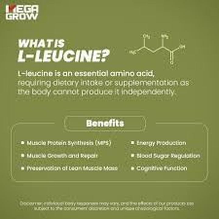 -L-Leucine 1000Mg - 30 Tablets - Supports Mucle Growth & Recovery, Reduces Muscle Soreness, Improves Overall Athletic Performance - ESSENCIAL Amino Acid