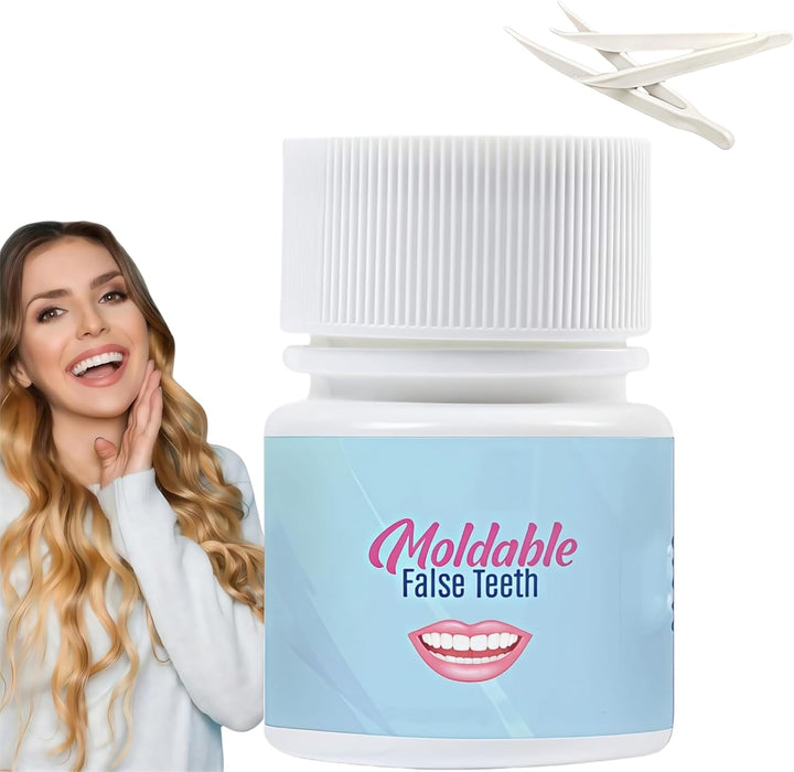 Temporary Tooth Filling Repair Kit with Tweezers,Moldable False Teeth for Replacing Missing or Broken Teeth,Dental Repair Beads,Temporary Tooth Filling,Tooth Filler,Fake Teeth,Versatile Applications