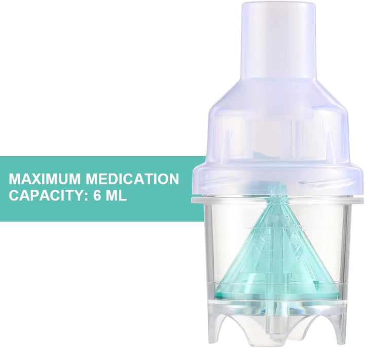 Nebuliser Kit 3 Pack with Nebuliser Mask Inhaler Chamber 2M Soft Tubing Nebuliser Replacement Set for Adults Universal Compatibility with Most Nebuliser Machine