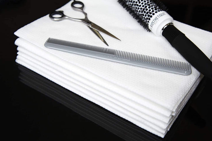 Enki Luxury Disposable Hair & Beauty Towel (White) 56Gsm, 40Cm X 80Cm (1 X Pack of 50 Towels)